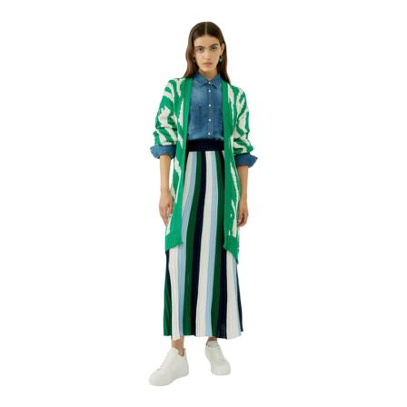 Silvian Heach Cardigan with perforated details Grøn, Dame Cardigans