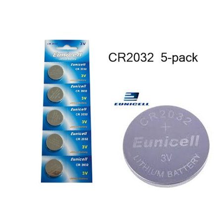 CR2032 5-pack Litium batterier 3V