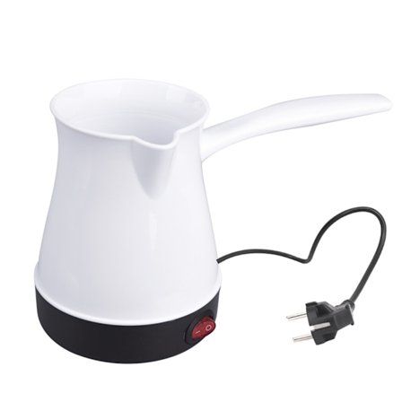 Bärbar Elektrisk Kaffekanna Turkisk Kaffekanna Moka Kanne Elektrisk Moka Kanne Espressomaskin, 3-6 Koppar, Europeiskt Stickkontakt