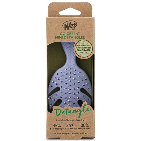 WetBrush Go Green Mini Detangler Lavender, Hår, Hårbørster, Detangling Børster