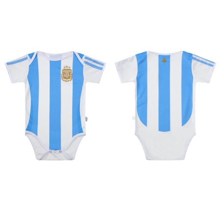 Babyfotballdrakt med korte ermer, onesie, 6-18 måneder