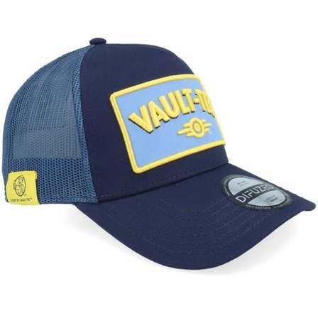 Difuzed - Blå trucker Keps - Fallout Cap Blue Trucker @ Hatstore