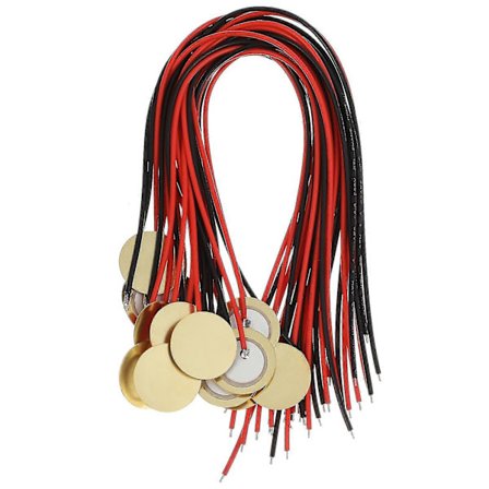15 stk. Piezo-skiver Akustisk Instrument Pickup Piezoelektrisk Transduser Gitar Deler
