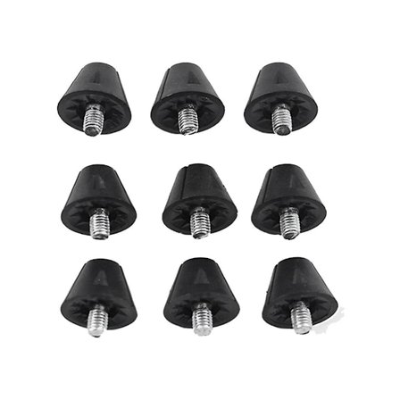 25 stk. udskiftningspigge til fodboldsko 13 mm fodboldsko knopper pigge til 5 mm gevind løbesko