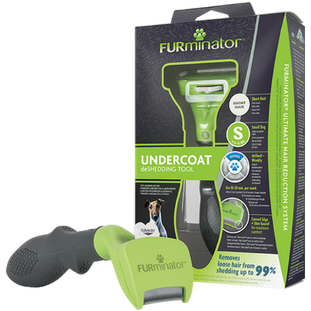 FURminator - Underpelsfjerningsverktøy for hund med kort hår Small - Hund - Pelspleie Trim- og hundebad - Hundekarde til pelsfelling - ZOO.no