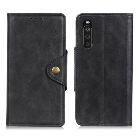 Sony Xperia 10 Iii - Plånboksfodral - Svart Svart