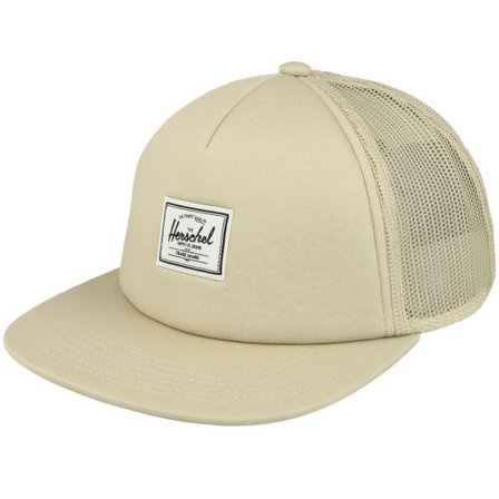 Herschel - Beige trucker Keps - Whaler Mesh Classic Logo Light Pelican Trucker @ Hatstore