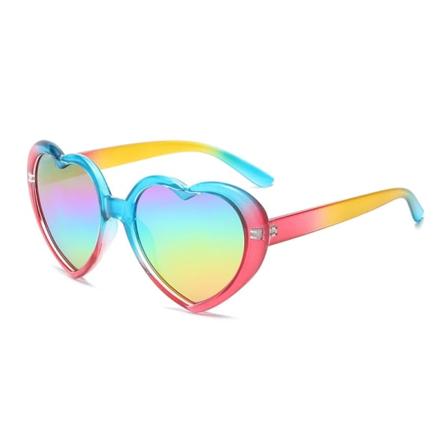 Ny personlighet Mode Dröm Gradient Ram Söt hjärta Solglasögon Love Polarized Solglasögon Kvinna Style7