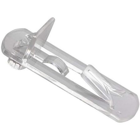 20 stk. Plastlåsende Hyldebensskabe Hyldeklips Låsende Hyldeunderstøtningsben Låsende Hyldeben Passer til 5 mm diameter hul og 3/4 tommer tyk hylde