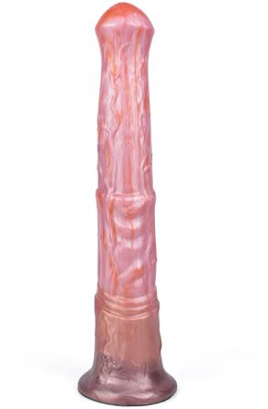 Pink Alien Jolly Star Metallic Dildo 29,5 cm Dragon dildo - Blushme.se