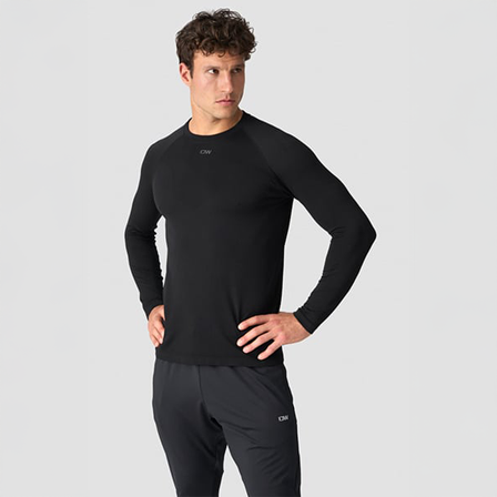 ICANIWILL Stride Seamless Langermet Svart