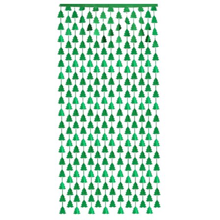 Julgransglittergardin Metalliska dörrgardiner Bakgrund för bröllopsfödelsedag Baby shower Halloween julfest