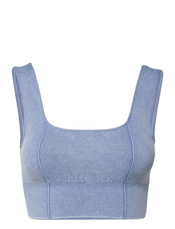aim ́n | Washed Denim Seamless Bra | XS