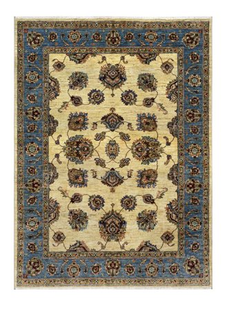 Blumen Klein Ziegler Teppich 154X210 Wolle