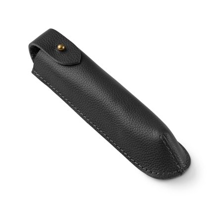 Astuccio portapenne | Pelle nera | Piccolo for Men
