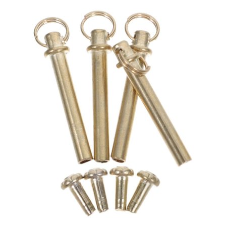 4 Set Vikbara Handfläkt Skaft Nitar Reparationskit, Handhållen Fläkt Skaft Ersättningsfäste för Handgjorda Fläktar Pappersfläktar Tygfläkt Tillbehör (