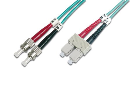Digitus FIBER OPTIC PATCH CORD. ST-SC GR CABL