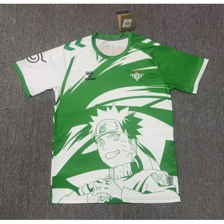 25-26 Real Betis NARUTO Special Edition Fodbolduniform T-shirt S-2XL