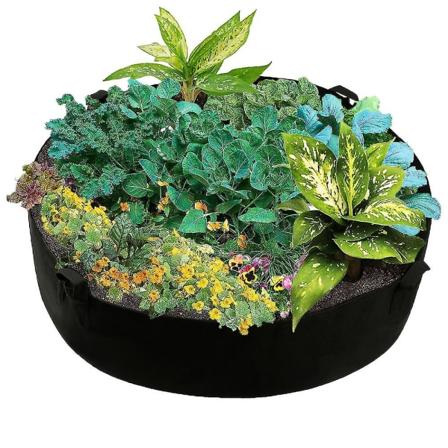 Hevet planteseng, pustende rektangel Plantebeholder for filtstoff Voksepose Plantekar for plante, blomst, grønnsak