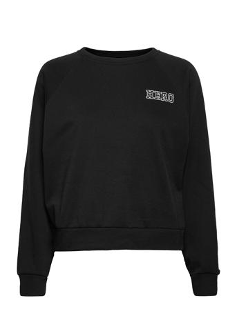 Onllula L/S Raglan Swt Sweat-shirt Genser Svart ONLY