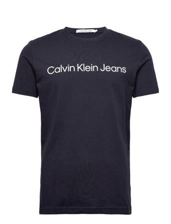 Core Institutional Logo Slim Tee T-shirt Sort Calvin Klein Jeans