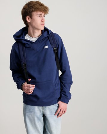 New Balance New Balance French Terry Small Logo Hoodie Blauw Hoodies Jongens - Kids Brand Store