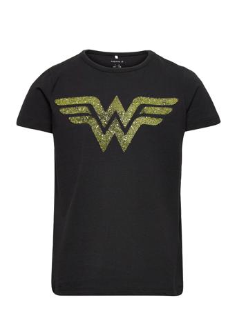 Nkfjusticeleague Mubba Ss Top Box Wab T-shirt Sort Name It