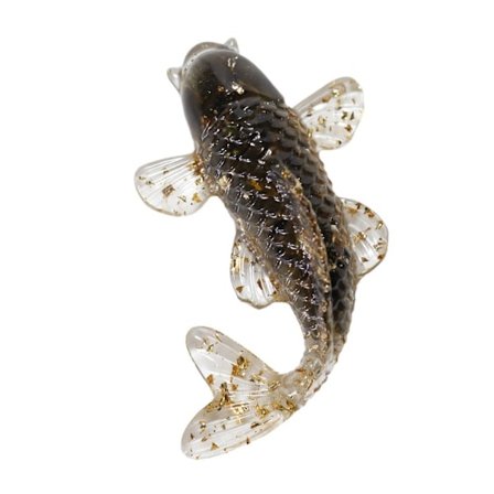 Krystallgrus Karpe Ornament Drypp Gel Små Fisk Ornament G G