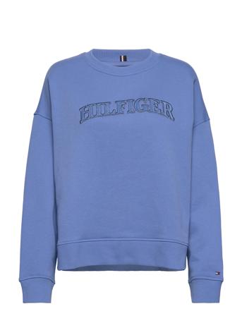 Rlx Tonal Hilfiger O-Nk Swtshirt Sweatshirt Trøje Blå Tommy Hilfiger