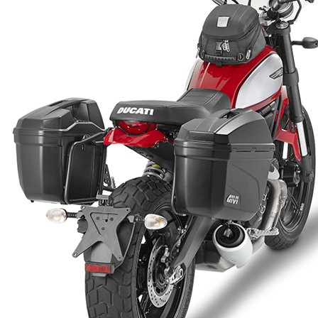 Boční Nosič Kufrů Givi PL Monokey Trekker Dolomiti (first generation) - Ducati Scrambler Icon 2017-2020