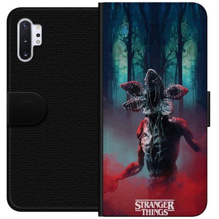 Kompatibelt Plånboksfodral till Samsung Samsung Galaxy Note10+ Stranger Things Netflix 80-tals mystik skräck