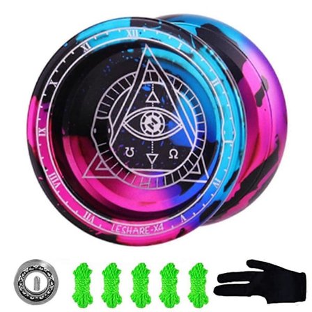 LESHARE Yoyo Magic Yoyo Professionell Tävlingsnivå YOYO Boll Enkel Metall Legering YOYO Boll