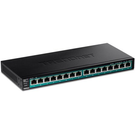 TRENDnet 16-PORT GIGABIT POE+ SWITCH FANLESS DESIGN CPNT
