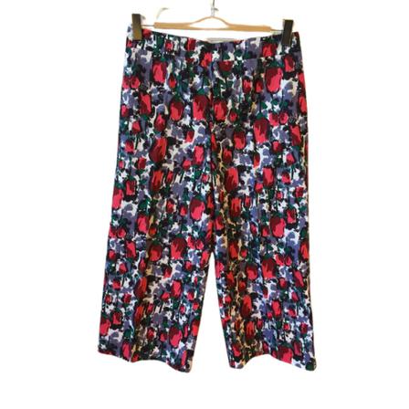 Marni Pre-owned, Pantalon imprimé Rood, Dames, Maat:S,Katoen,Bedrukt