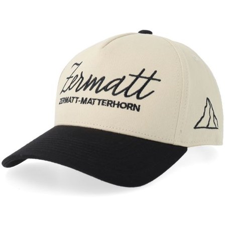 Wild Spirit - Beige adjustable Keps - Zermatt Mountain Blank Stone/Black A-frame Adjustable @ Hatstore