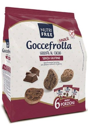 Nutrifree Goccefrolla Snack Golosità Al Cacao Senza Lattosio