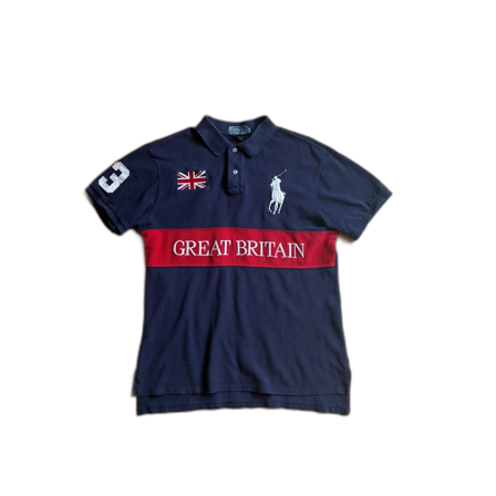 Polo ralph lauren piké ”GREAT BRITAIN” chief keef style vintage