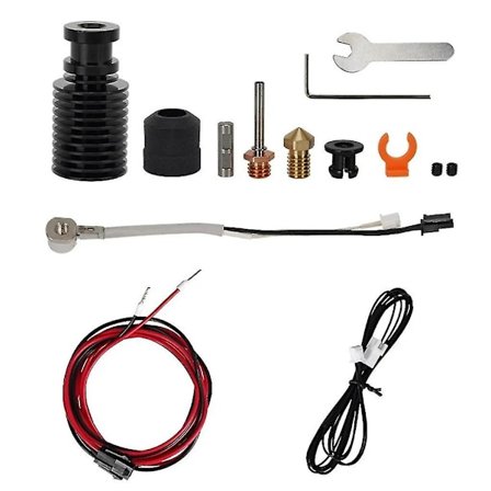 Chc-v6 Keramisk Hotend Ekstruderingshoved Kit Metaldyse Inkluderet Kompatibel Med Voron2.4
