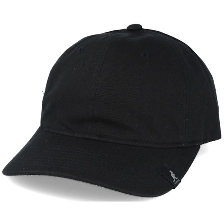 Kangol - Preto flexfit Boné - Cotton Baseball Adjustable Black @ Hatstore