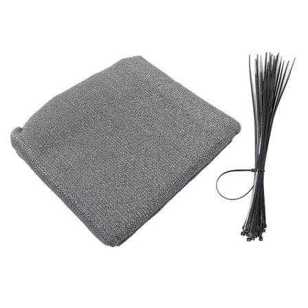 Näytön aitapeite Uudelleenkäytettävä aita Näkösuoja Tuulensuojapeite Asunnolle Takapihalle Terassille Harmaa