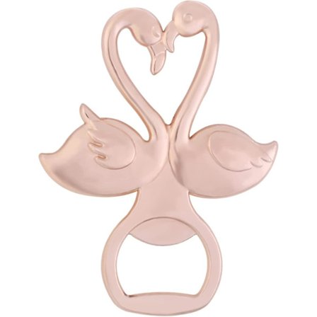 Svanflasköppnare för bröllopspresenter, presenter till gäster, dekorationspresenter till gäster, bra festdekoration