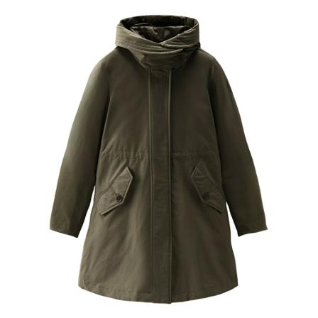Woolrich Gray Winter Jas , Grijs , Dames , Maat: L