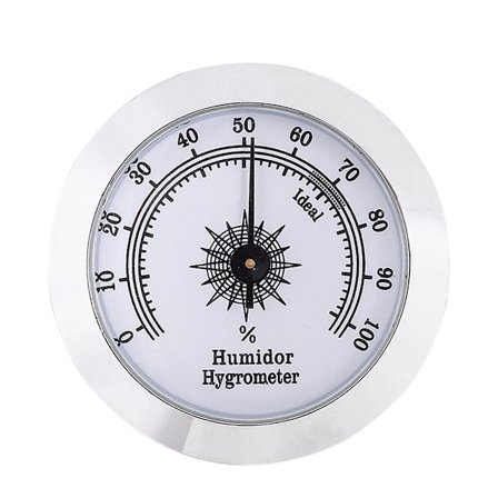 Hygrometer i legering, fast innfelt montering, liten, høy nøyaktighet