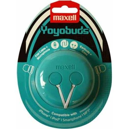 Maxell Headset Yoyobuds Grön