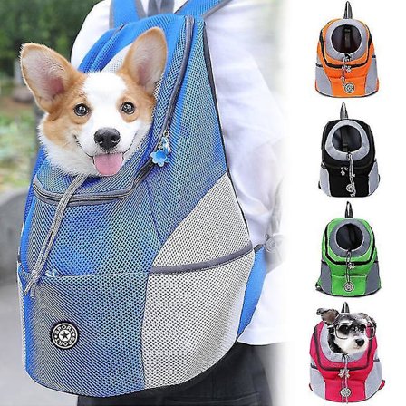 Hunderygsæk Hvalpebærer Polstret Skulder Kat