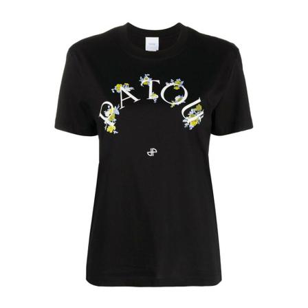 Patou, T-Shirts Zwart, Dames, Maat:L