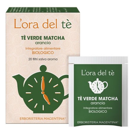 Te' Verde Matcha Arancia Bio 20 Filtri