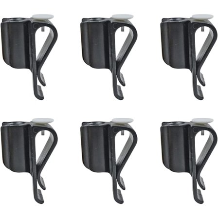 12 Holdbare Plast Putting Klips Golf Tilbehør for Menn Kvinner Golfere(Svart