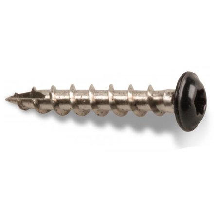 Heco 9601660 Fönsterbleckskruv 4 x 19 mm, 50-pack Svart, Infästning