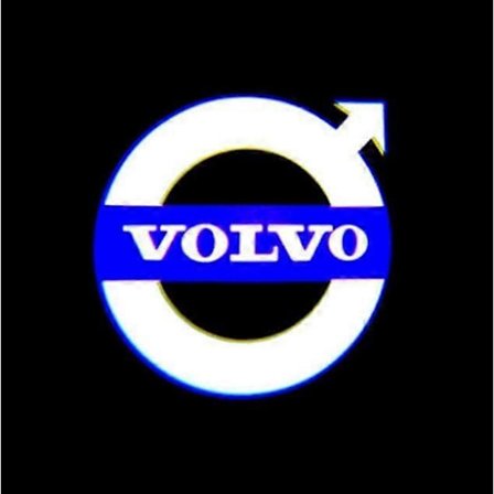 Volvo XC90 Auto Dørprojektor, Bil Velkomst Dørlys Skyggeprojektorlampe, Skyggeprojektorlys, 1 stk. A 1 stk. A